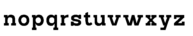 RCL Bricko Semi Bold Font LOWERCASE