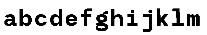 RCL Monoskrn Bold FONT