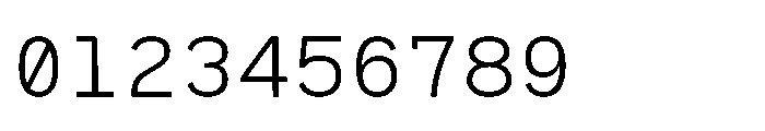RCL Monoskrn Light Font OTHER CHARS