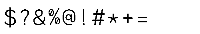 RCL Monoskrn Light Font OTHER CHARS