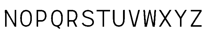 RCL Monoskrn Light Font UPPERCASE