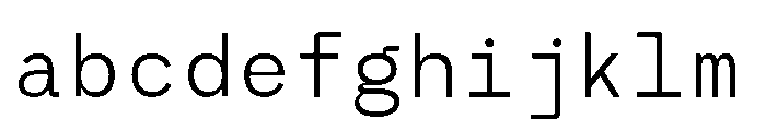 RCL Monoskrn Light FONT