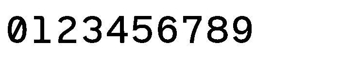 RCL Monoskrn Medium Font OTHER CHARS