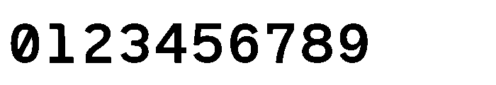 RCL Monoskrn Semi Bold Font OTHER CHARS