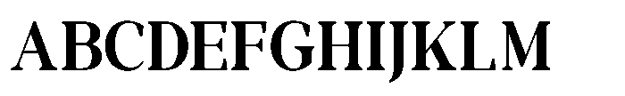 RCL Morland Bold Font UPPERCASE