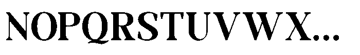 RCL Morland Bold Font UPPERCASE
