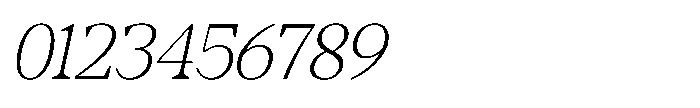 RCL Morland Extra Light Italic Font OTHER CHARS