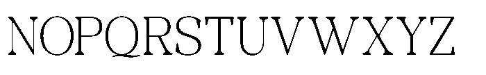 RCL Morland Extra Light Font UPPERCASE