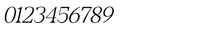 RCL Morland Light Italic Font OTHER CHARS