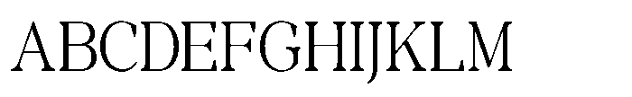 RCL Morland Light Font UPPERCASE