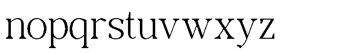 RCL Morland Light Font LOWERCASE