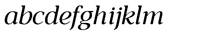 RCL Morland Medium Italic FONT