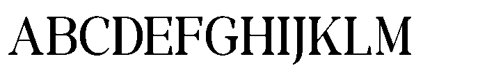 RCL Morland Medium Font UPPERCASE