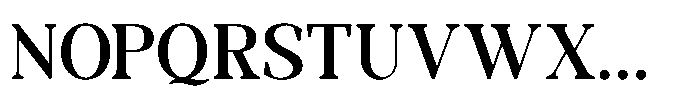 RCL Morland Semi Bold Font UPPERCASE