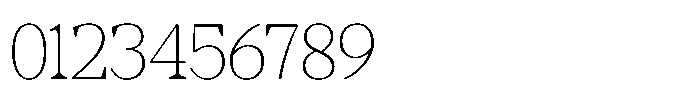 RCL Morland Thin Font OTHER CHARS