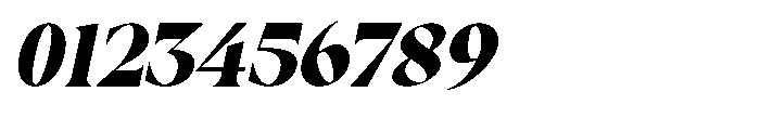 RCL Prime Serif Black Italic Font OTHER CHARS