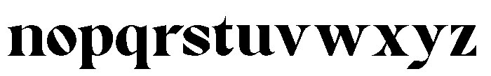 RCL Prime Serif Black Font LOWERCASE