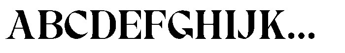 RCL Prime Serif Bold Font UPPERCASE