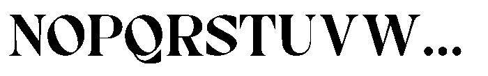 RCL Prime Serif Bold Font UPPERCASE