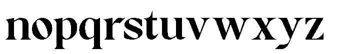 RCL Prime Serif Bold Font LOWERCASE