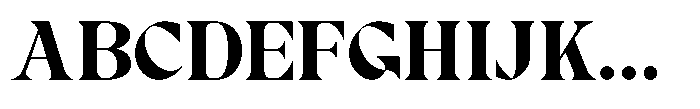 RCL Prime Serif Extra Bold Font UPPERCASE