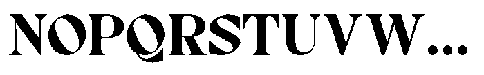RCL Prime Serif Extra Bold Font UPPERCASE