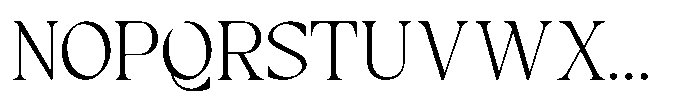 RCL Prime Serif Extra Light Font UPPERCASE