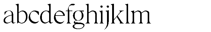 RCL Prime Serif Extra Light FONT