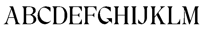RCL Prime Serif Regular Font UPPERCASE