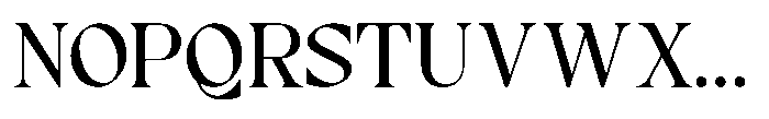 RCL Prime Serif Regular Font UPPERCASE