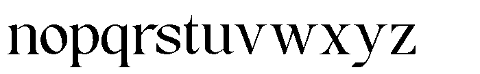 RCL Prime Serif Regular Font LOWERCASE