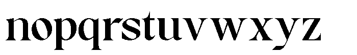 RCL Prime Serif Semi Bold Font LOWERCASE