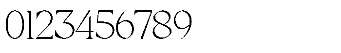 RCL Prime Serif Thin Font OTHER CHARS