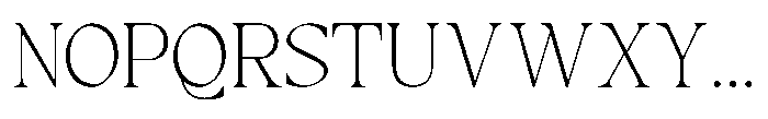 RCL Prime Serif Thin Font UPPERCASE