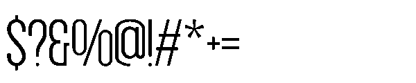 RCL Quros Extra Light Font OTHER CHARS