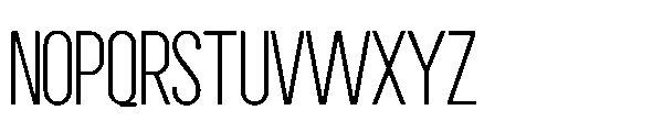 RCL Quros Thin Font UPPERCASE