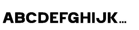 RCL Sendigo Black Font UPPERCASE