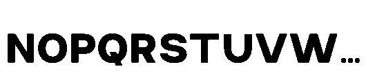 RCL Sendigo Black Font UPPERCASE