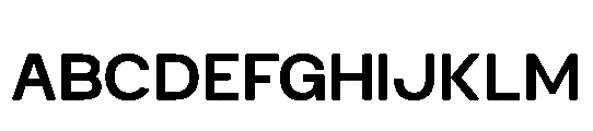 RCL Sendigo Bold Font UPPERCASE