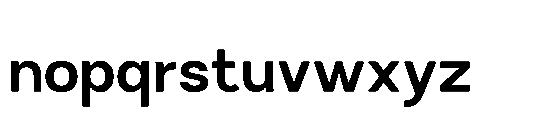 RCL Sendigo Bold Font LOWERCASE