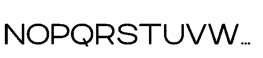 RCL Sendigo Expanded Font UPPERCASE
