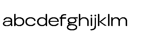 RCL Sendigo Expanded FONT
