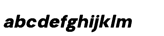 RCL Sendigo Italic Black FONT