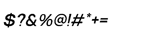 RCL Sendigo Italic Semi Bold Font OTHER CHARS