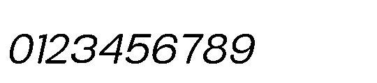 RCL Sendigo Italic Font OTHER CHARS