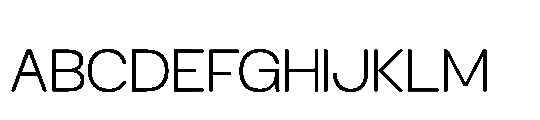 RCL Sendigo Light Font UPPERCASE