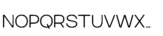 RCL Sendigo Light Font UPPERCASE