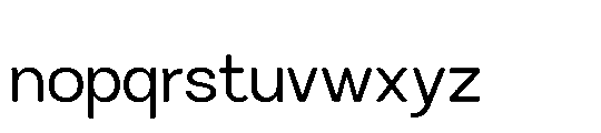 RCL Sendigo Regular Font LOWERCASE