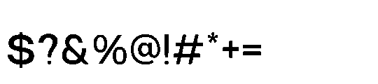 RCL Sendigo Semi Bold Font OTHER CHARS
