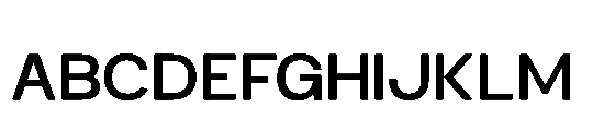 RCL Sendigo Semi Bold Font UPPERCASE